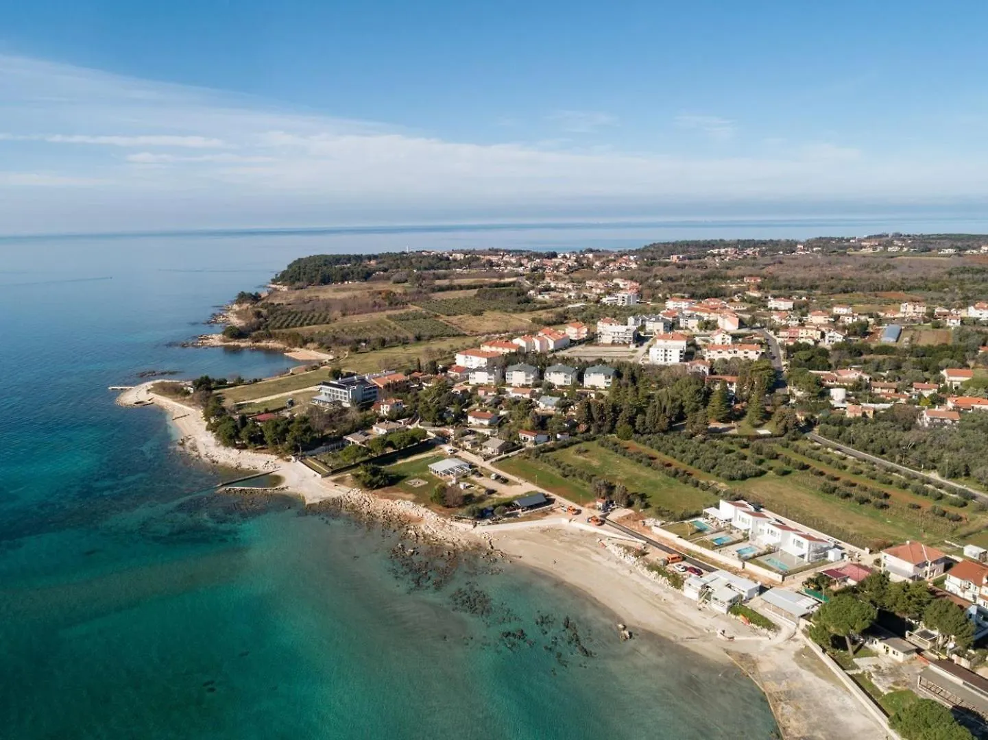 게스트하우스 Apartments Zambratija With Sea View